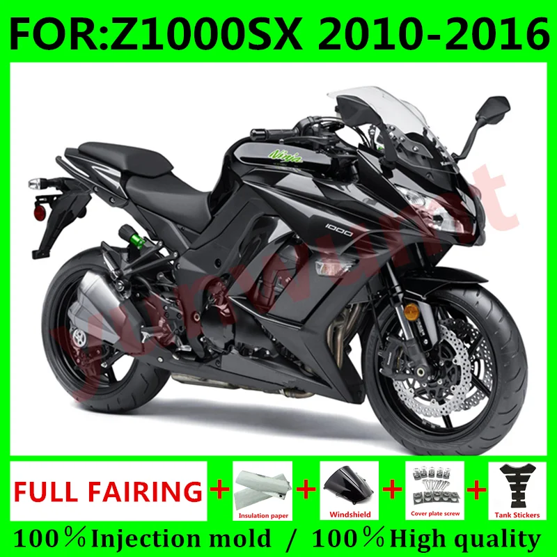 

New ABS Motorcycle Fairings Kit fit For Z1000SX Z1000 SX NINJA1000 2010 2011 2012 2013 2014 2015 2016 full fairing set black