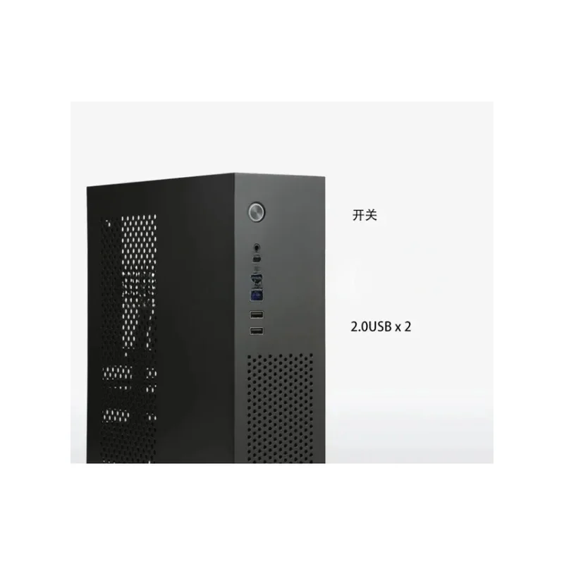 Настольный компьютер SKTC A10 HTPC оснащен блоком питания 1U MATX Уникальная черная основная коробка (art.: 3920ca4fa2750) - 3920ca4fa2750