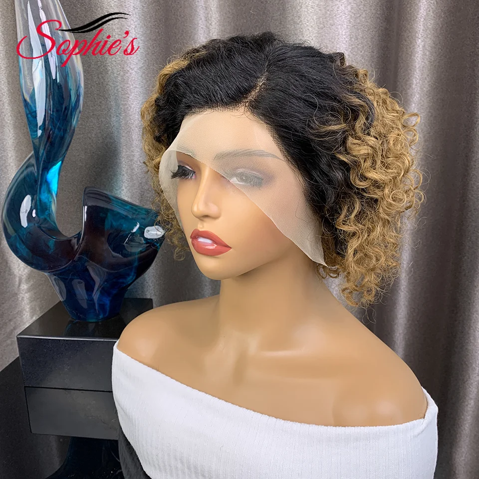 Парик из человеческих волос с фронтальной сеткой Sophies 13*4 парик P4/27 цветов