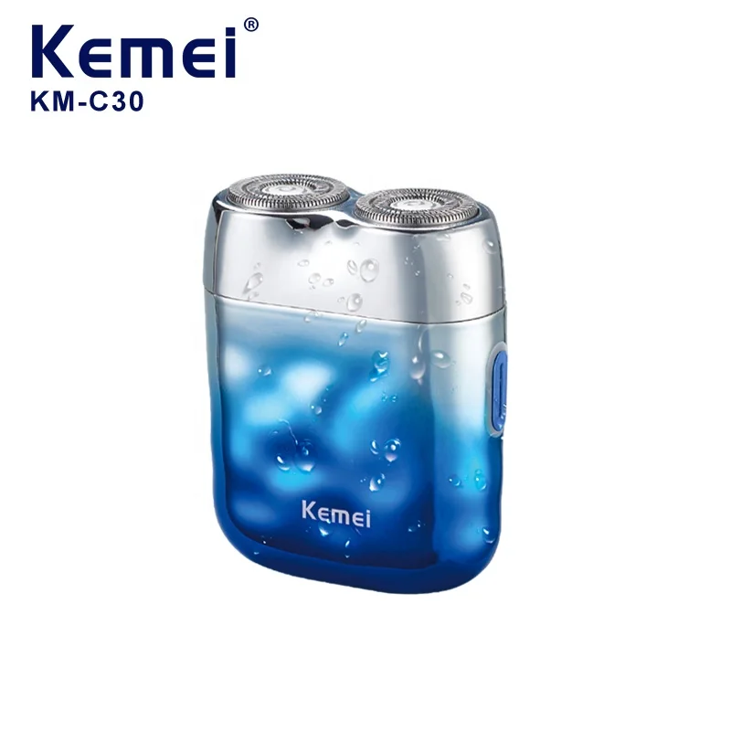 Quick Charging Mini Design Mens Blade Kemei Km-C30 Double Kn