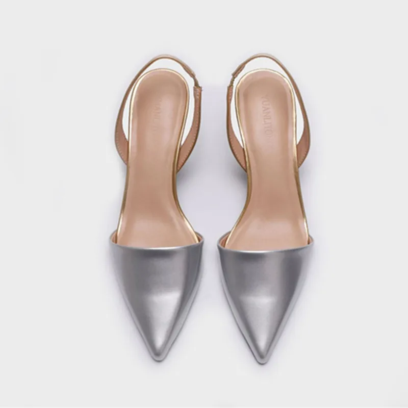 

Spring and Summer New Fashion Women's Shoes Korean Style Pointed Sandals Heel High Heels Women Luxery Womens Platform Heels