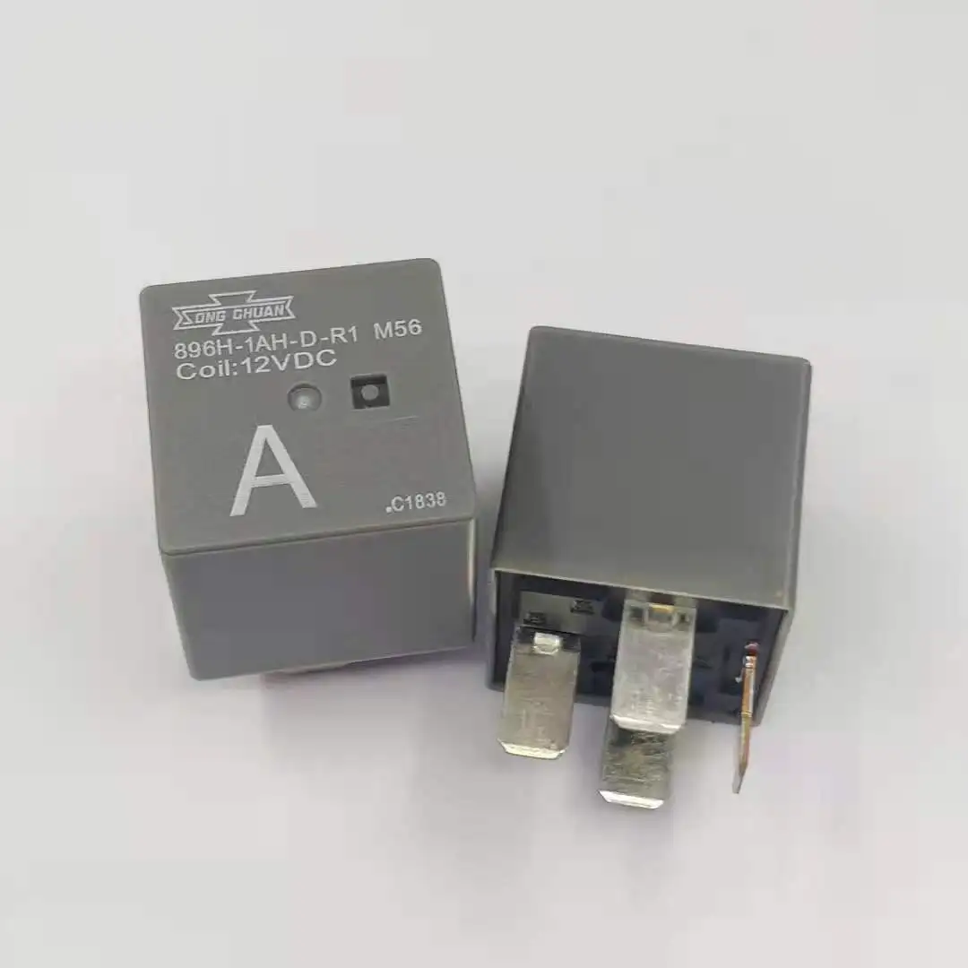 

896H-1AH-D-R1 M56 12VDC Songchuan Auto Relay 40A 4-pin