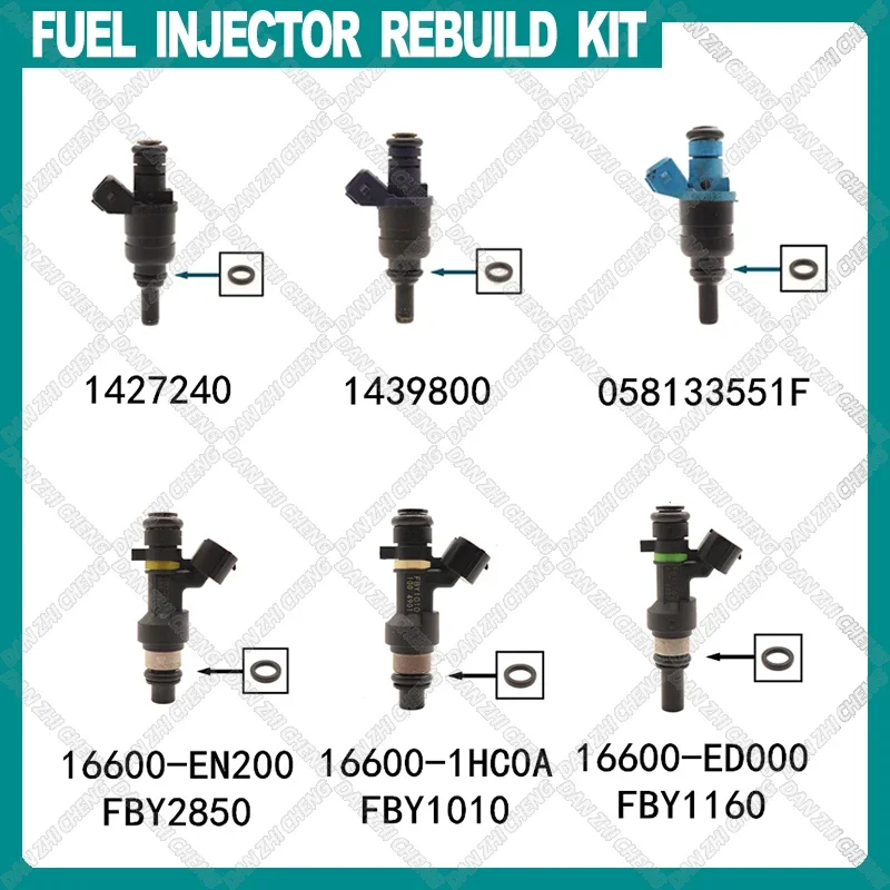 500 шт. нижние ручки топливной форсунки резиновое уплотнение 14 5*3 25*8 мм для BMW Audi Nissan