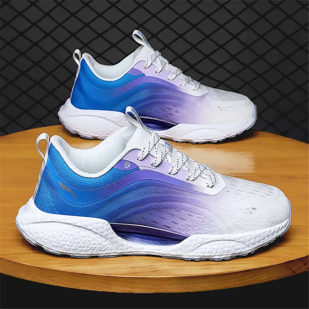 Небесно-голубые туфли на плоском каблуке с завязками повседневные мужские