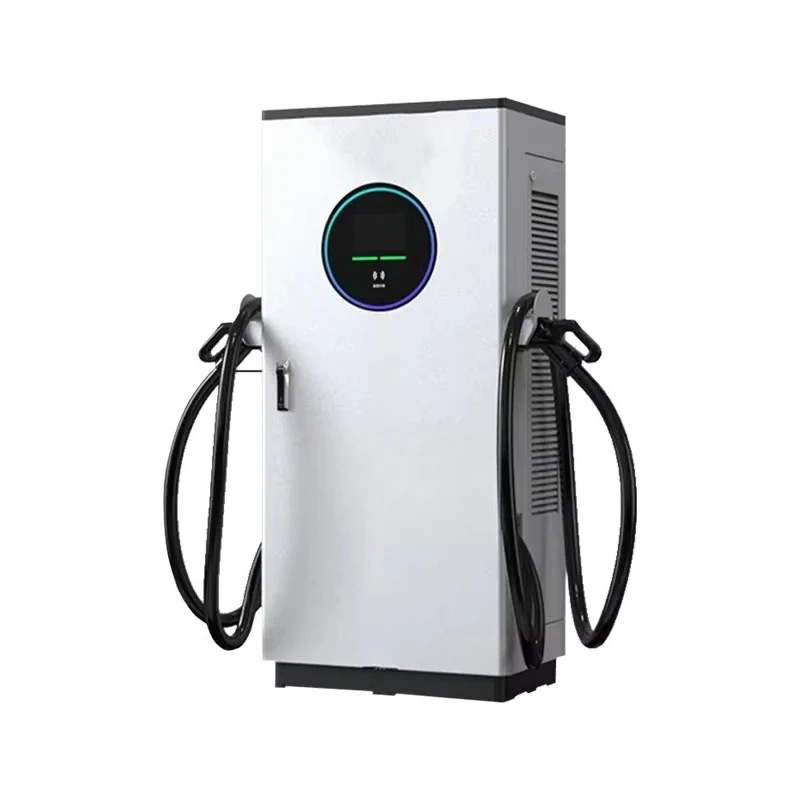 Фото Новое зарядное устройство для электромобилей, быстрая зарядка EV, кабель 5 м, режим 3, OCPP1.6, с одинарной/двойной зарядной станцией для электромобилей №3
