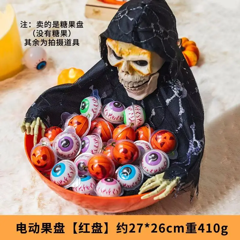 Ведро с тыквой на Хэллоуин 2025 г. забавные конфеты реквизит украшения праздничная