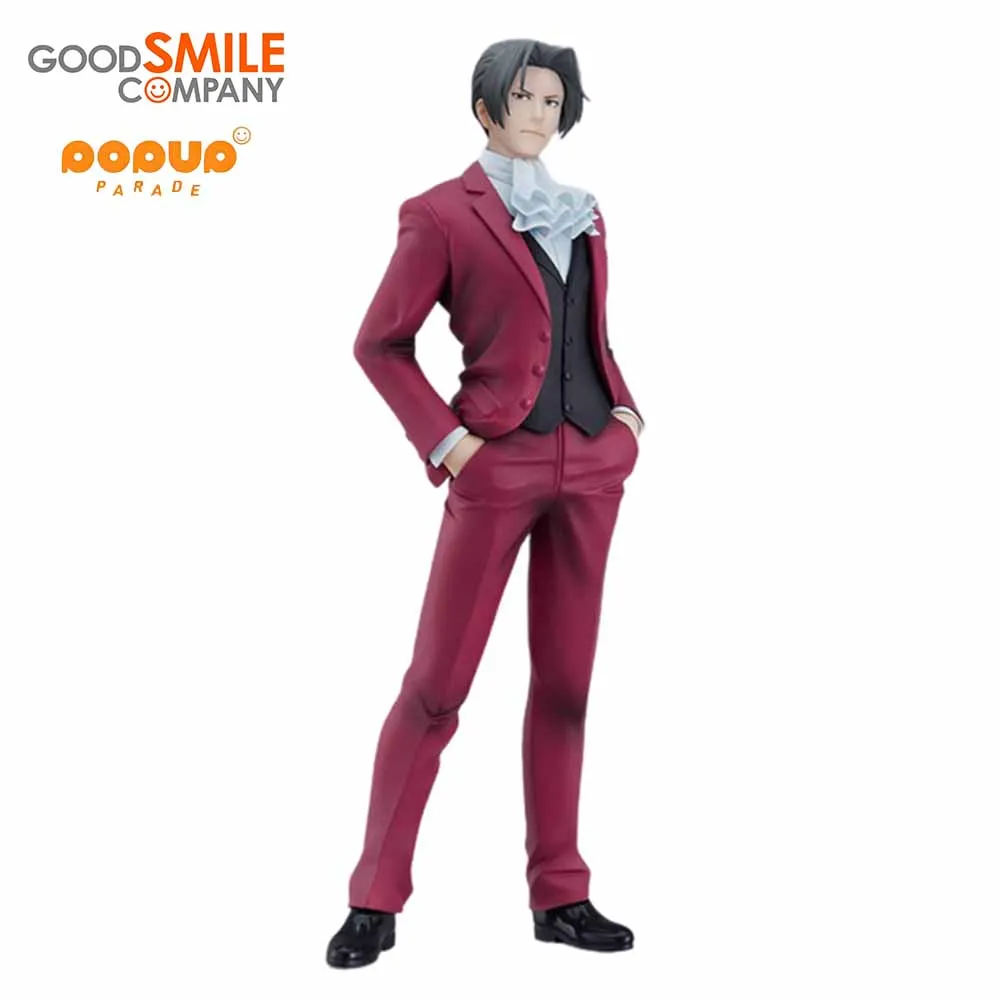 

In Stock Original Good Smile POP UP PARADE Ace Attorney Miles Edgeworth GSC PVC Anime Figure Action Figures Collectible Model