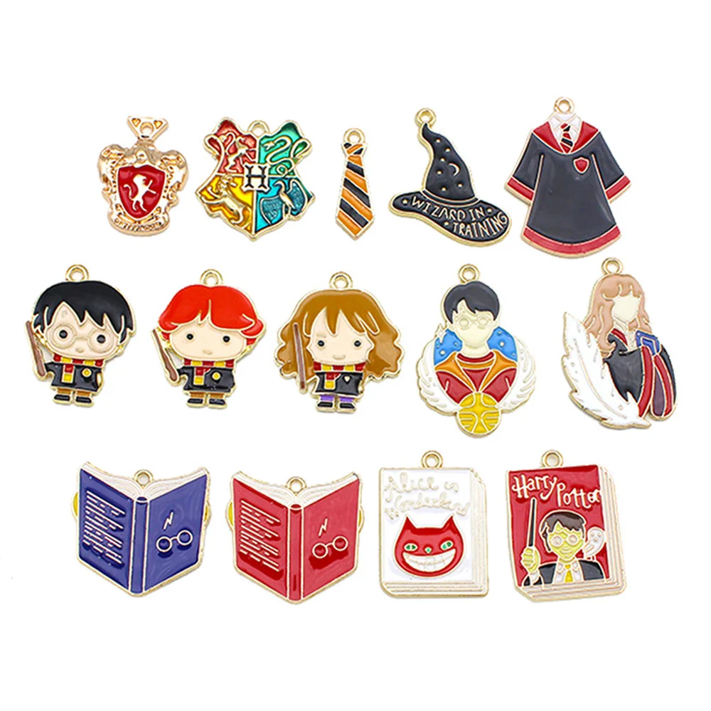 10 шт./лот волшебный школьный Металлический Эмалированный значок школьная форма