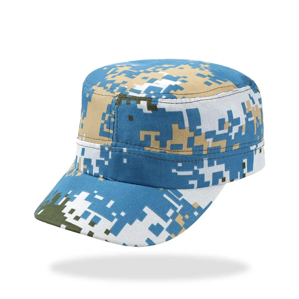 

Adjustable Men Women Camouflage Army Cap Headwear Flat Military Hat Cadet Combat Fishing Baseball Cap
