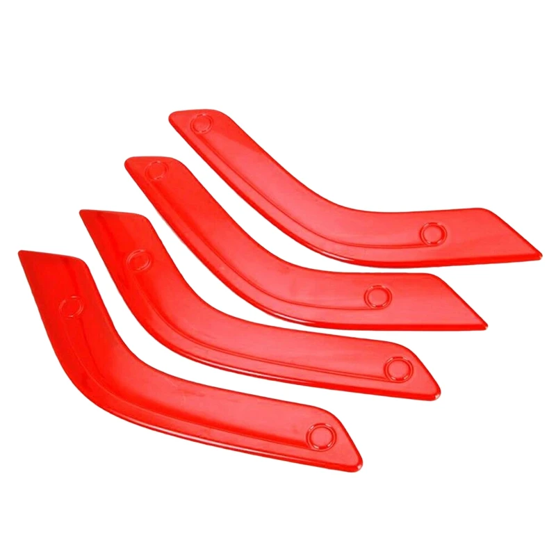 

Red ABS Car Inner Door Handle Cover Trim Fit for 2011-2018 Jeep Wrangler JK 4Dr