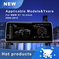 android smart car radio for bmw x7 2009 2012 car audio gps navigator 4g car stereo dvd with bluetooth dabcarplay 12 3 inch