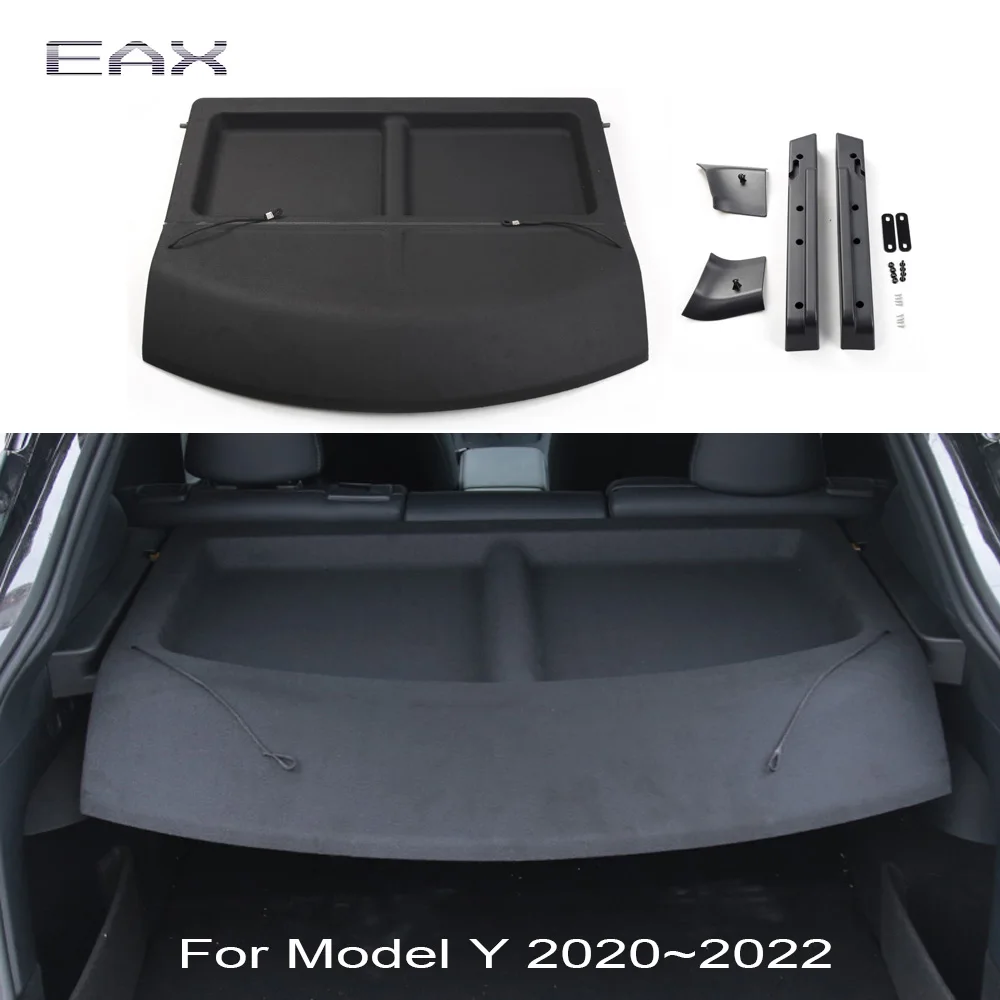 

For Tesla Model Y Trunk Partition Noise Baffle Noise Reduction Rear Trunk Divider Luggage Security Shade Shield Accessories