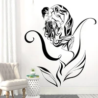 large wall decal art in love elves pattern vinyl wall sticker couple bedroom headboard background wall decor accessories 4042
