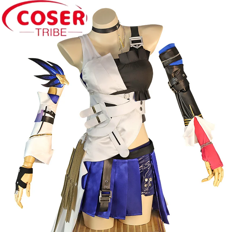 

COSER TRIBE Anime Game Honkai Star Rail Serval Cosplay Sexy Queen Idol Clothing for Women