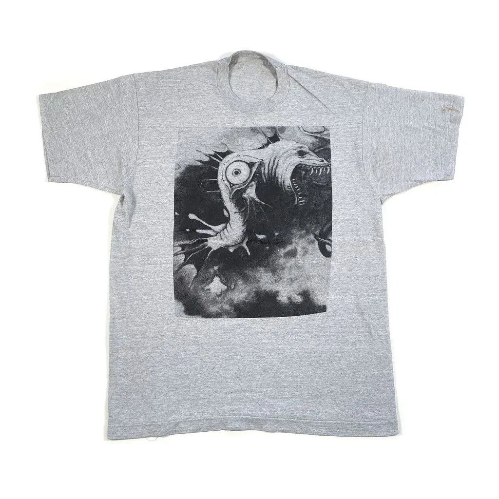 Тонкая спортивная рубашка в стиле унисекс с изображением щенка 90-х годов