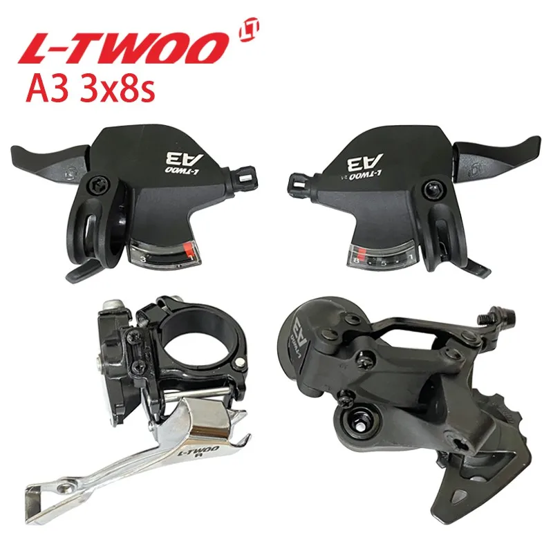 

LTWOO A3 3X8 24 Speed Derailleurs Groupset 8s Shifter Lever + Front Derailleur + Rear Derailleur For MTB Mountain Bike Parts