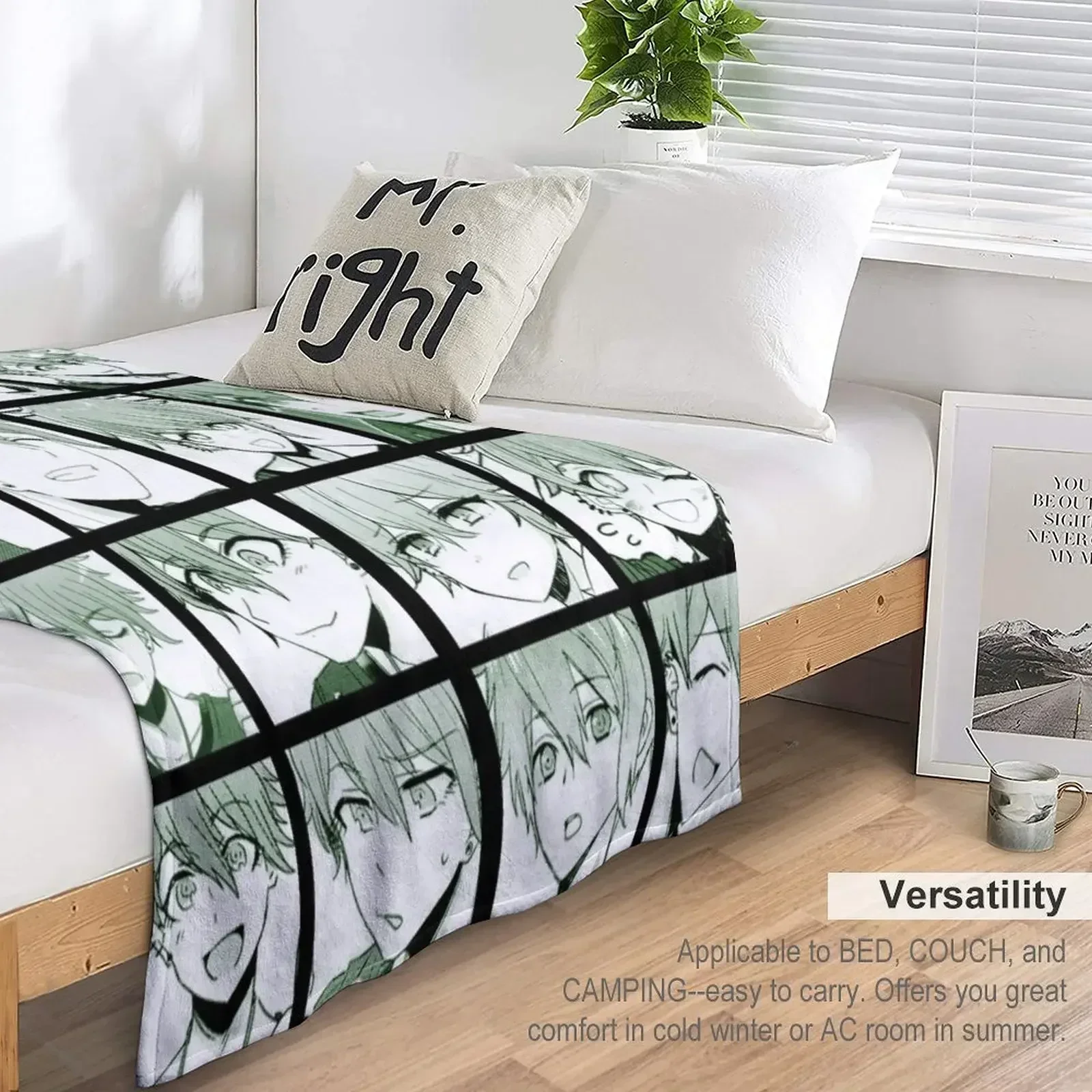 Коллекция Rantaro Manga (цветное) пледы Роскошное дизайнерское декоративное одеяло