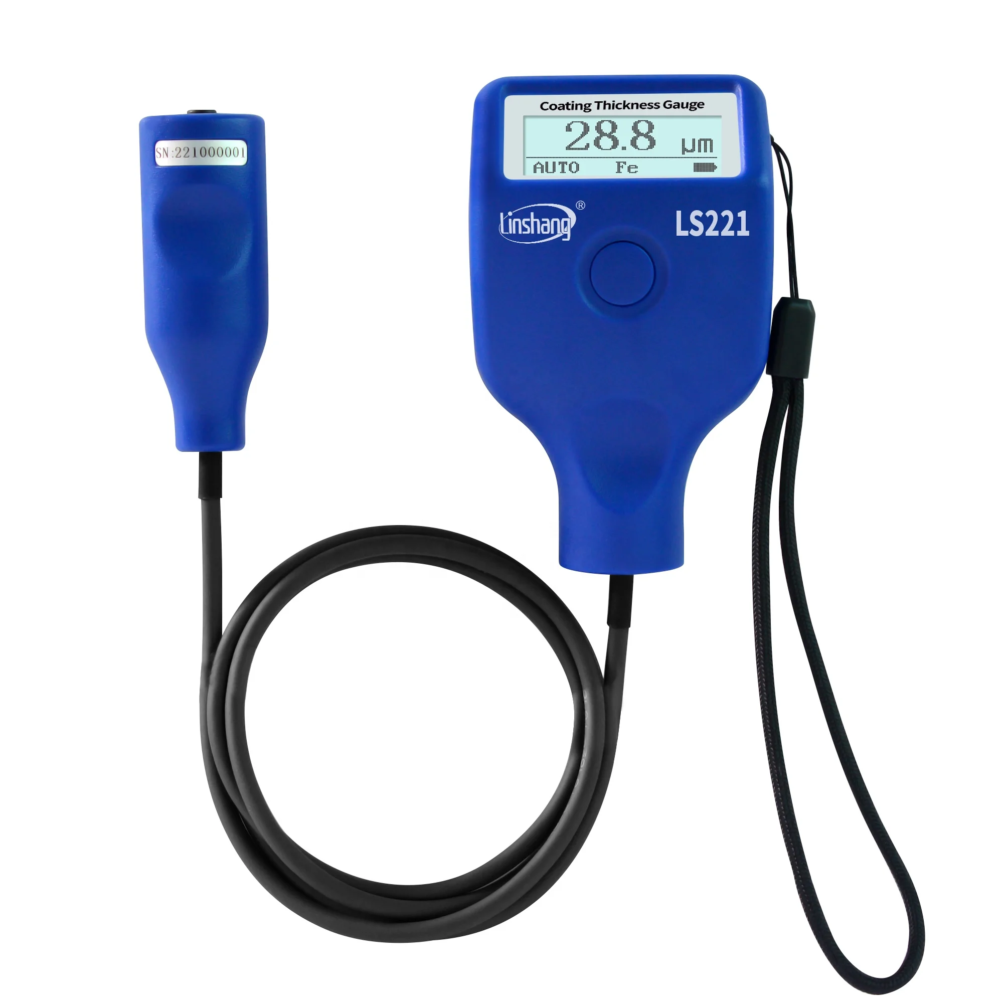 

Customization LS221 Seperate Dry Film Thickness Gauge Coating Thickness Meter for Non-magnetic Coating Painting