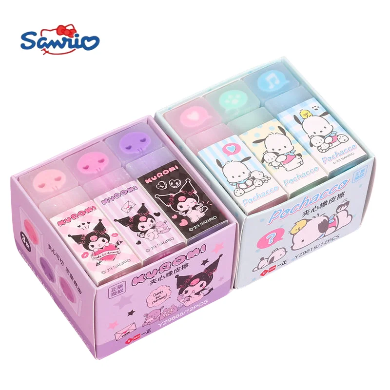 Sanrio анимационные периферийные устройства милые Kuromi почтовые ластики Мультяшные