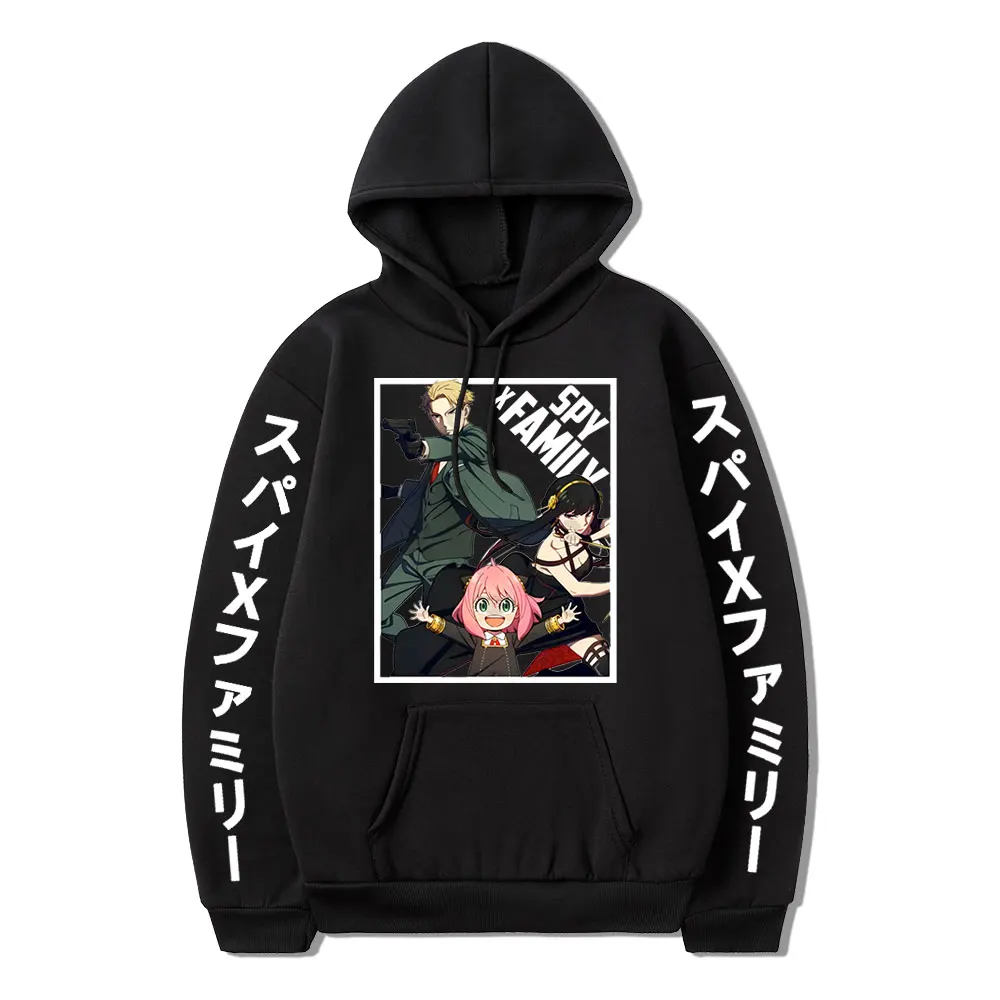 Anime Spy X Family pullover Anya Forger Yor Forger Loid Forger Graphics Hoodie Oversized Sweatshirts Unisex Casual Loose Hoodies