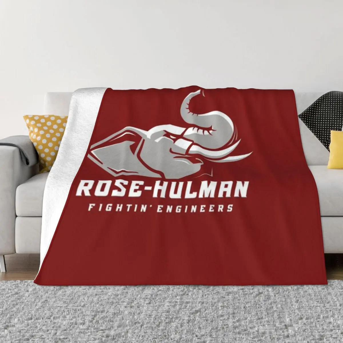 Фото Ультра-мягкое Флисовое одеяло The Rose Hulman грантин инженеры №1