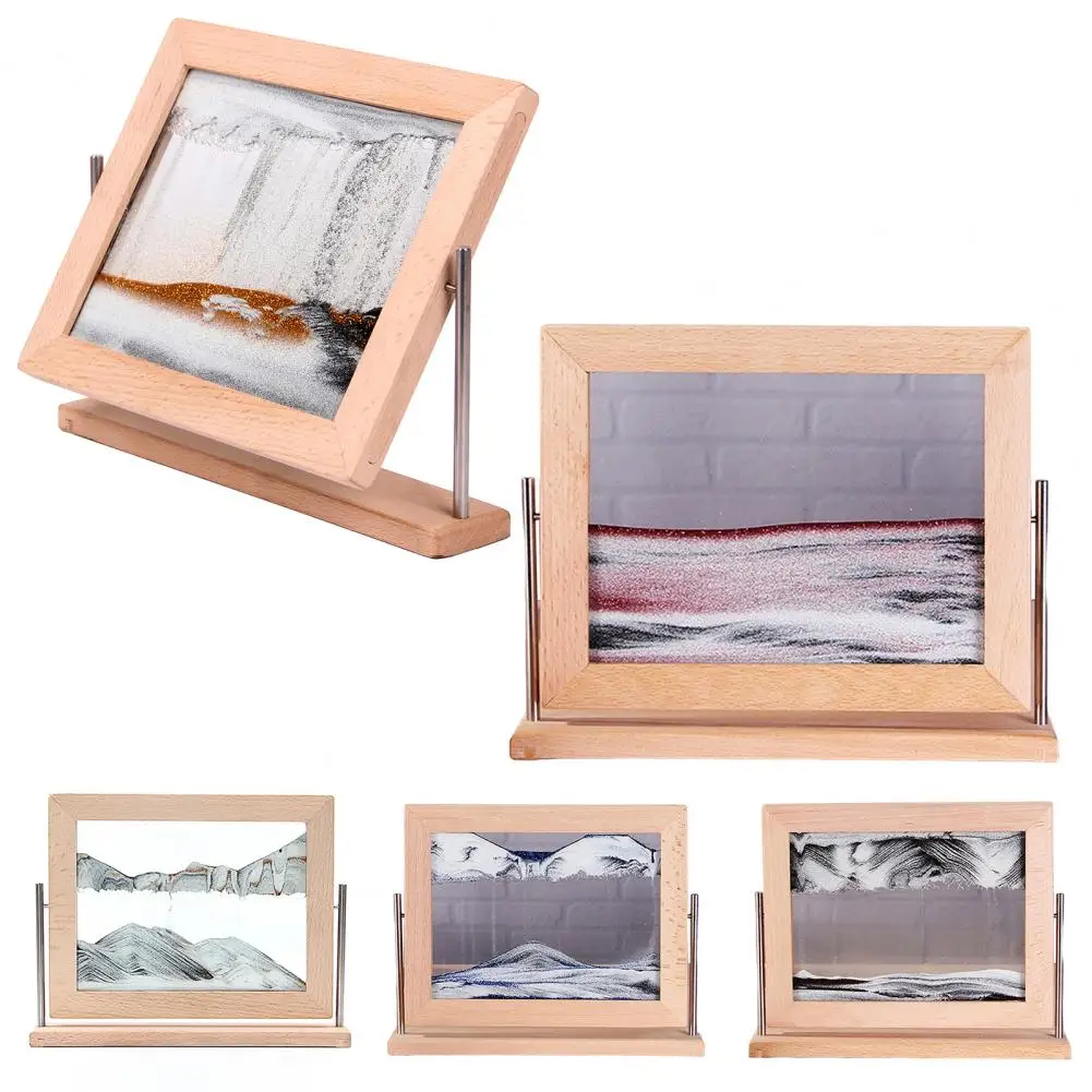 

Flipping Quicksand Painting Exquisite Reusable Modern Style Moving Sand Picture Dynamic Sand Picture Flowing Sand Picture