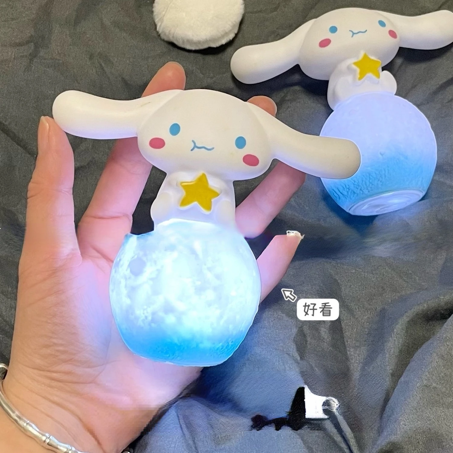 

Sanrioed Kawaii Anime Cartoon series Cinnamoroll New fashion creative cute girl bedside night light exquisite room decorations