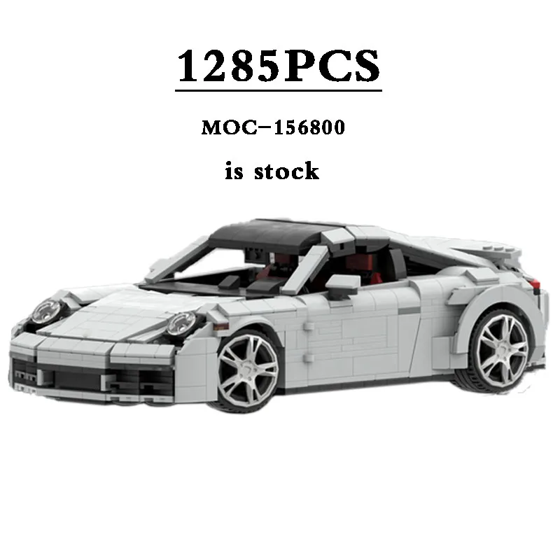 

Классический автомобиль Speed Champion 992 GT3 911, 1285 шт., веселая сборка, строительные блоки, DIY, рождественский подарок для детей, подарок на день рождения