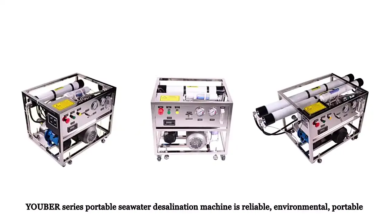 

Drinking water purifier machine, seawater/brackish water small RO plant