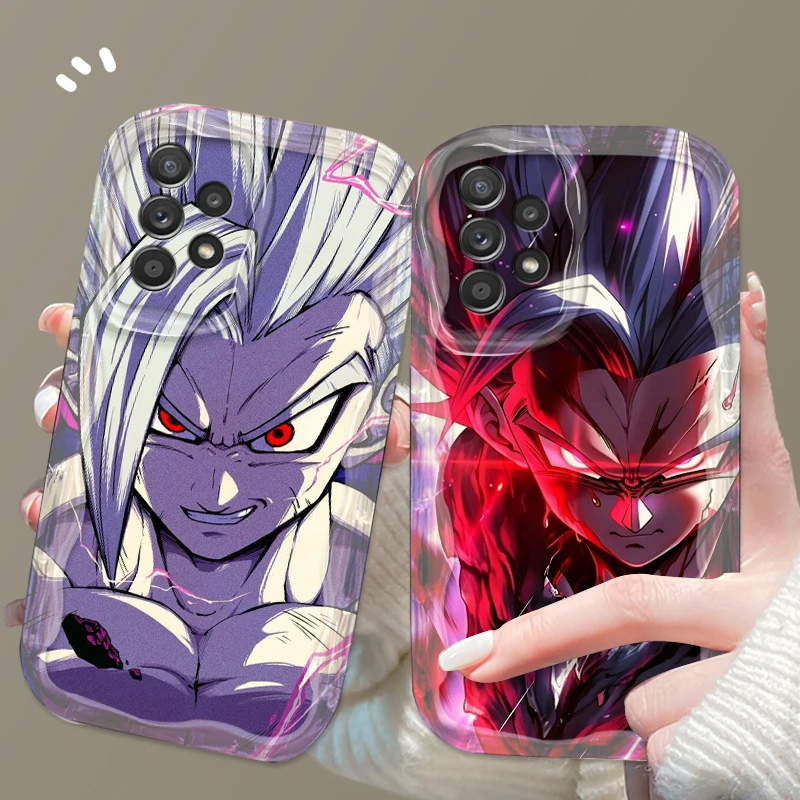 D-Dragon Ball Comics Goku Art Для Samsung A55 A54 A53 A52 A35 A34 A33 A32 A25 A24 A23 A22 A21S A15 A13 A14 5G Wave Oil TPU