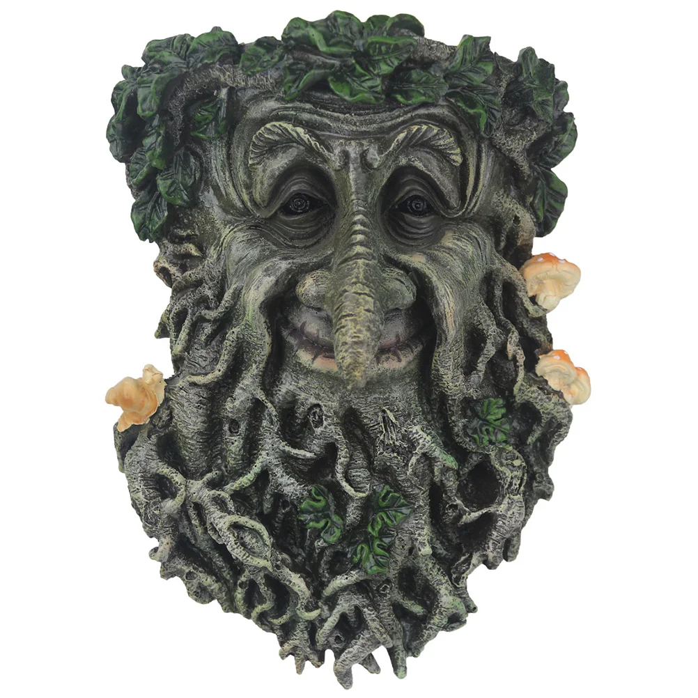 

Tree Bird Garden Decor Face Sculpture Faces Man Hugger Feeders Feeder Oldbig Mouth Whimsical Ornaments Statues Beardedoutdoor