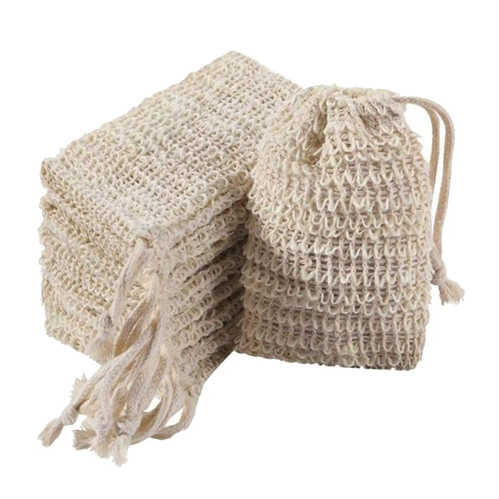 

40 Pieces Shower Soap Bags Foaming Nets Drying Soap Holder Body Scrubber Soap Sleeve Mesh Soap Pouch for Bathing Bathroom