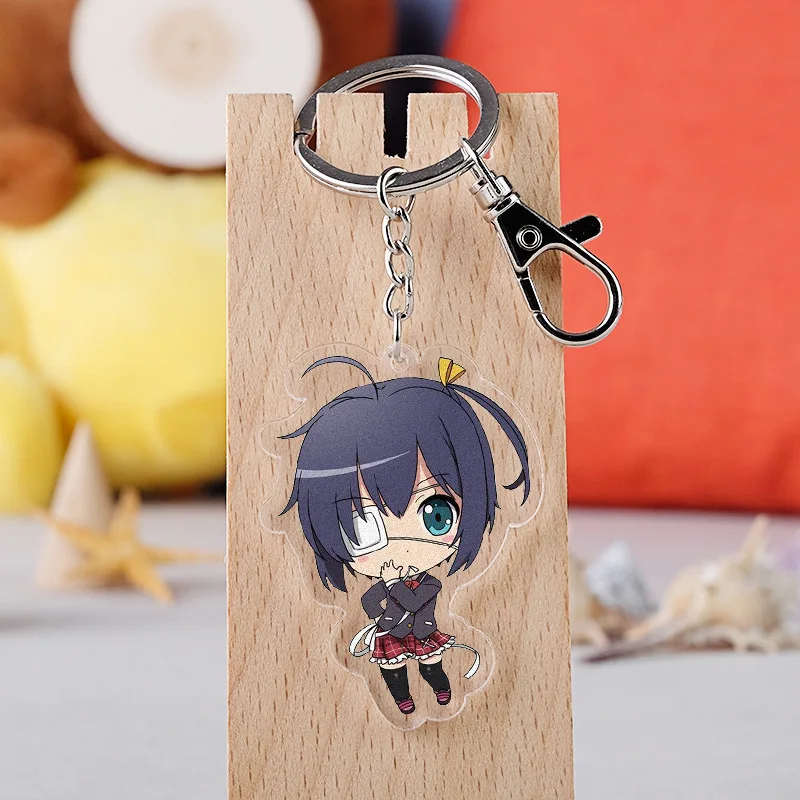 Любовь Чунибё и другие иллюзии аниме Takanashi Rikka Nibutani Shinka брелок милый мультфильм