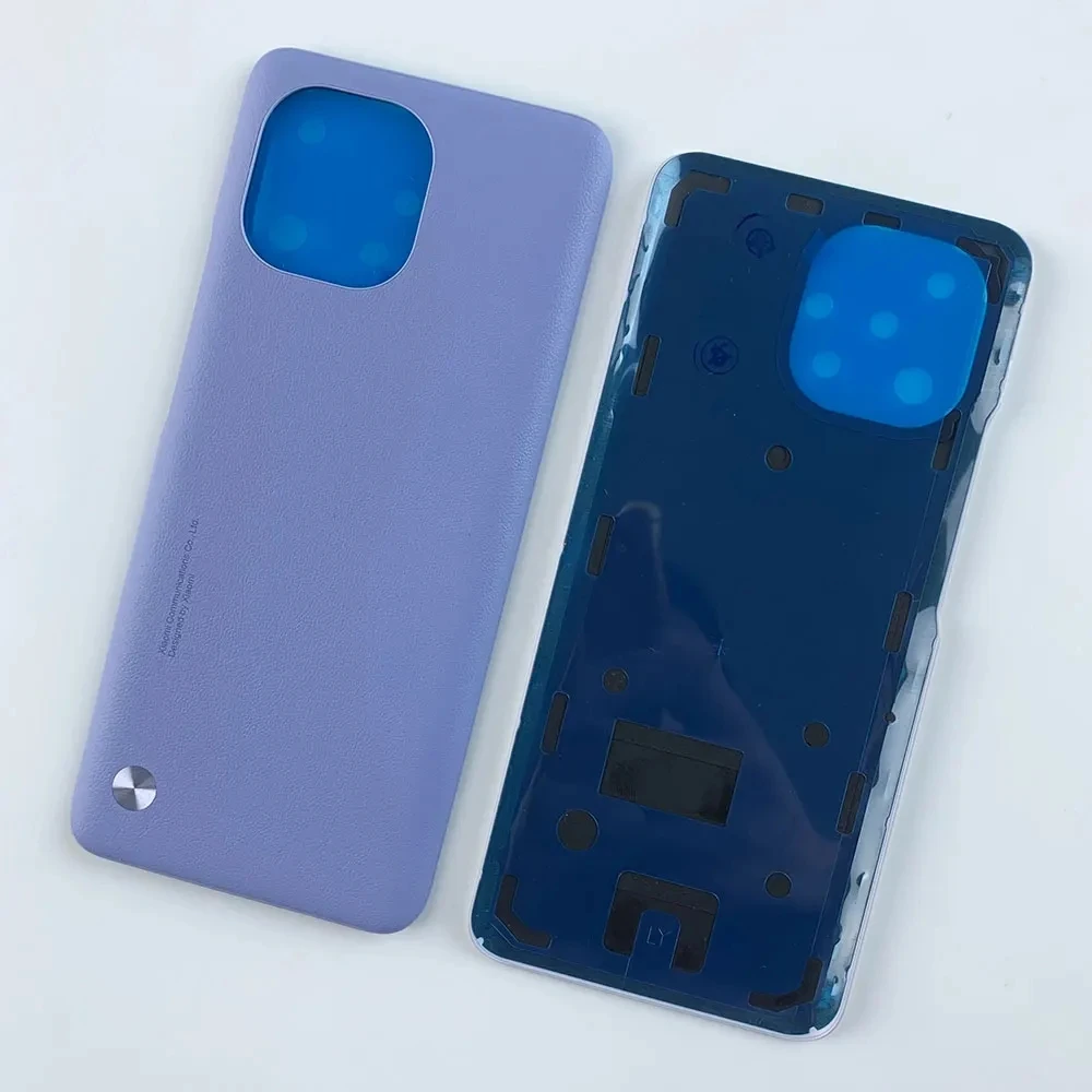 Оригинал для Xiaomi Mi 11 5G M2011K2C M2011K2G Задняя стеклянная крышка батарейного отсека