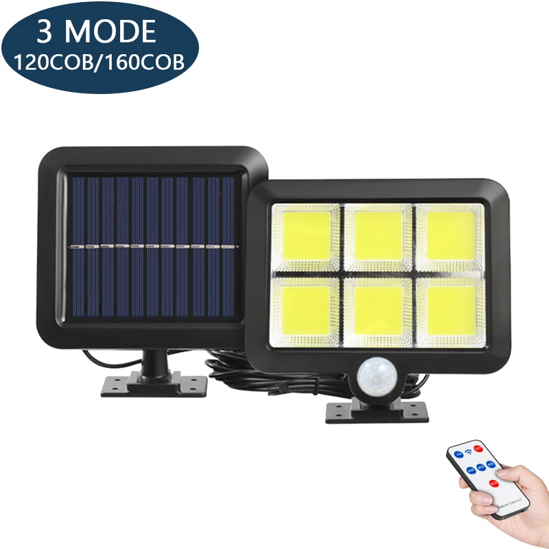 

COB LED Solar Wall Light PIR Motion Sensor Floodlight Waterproof Outdoor Garden Lamp for Garden Decor Pathway Street Solar Lamp