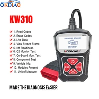 obd2 scanner konnwei kw310 obd2 scanner for auto obd 2 car scanner diagnostic tool automotive scanner car tools russian language