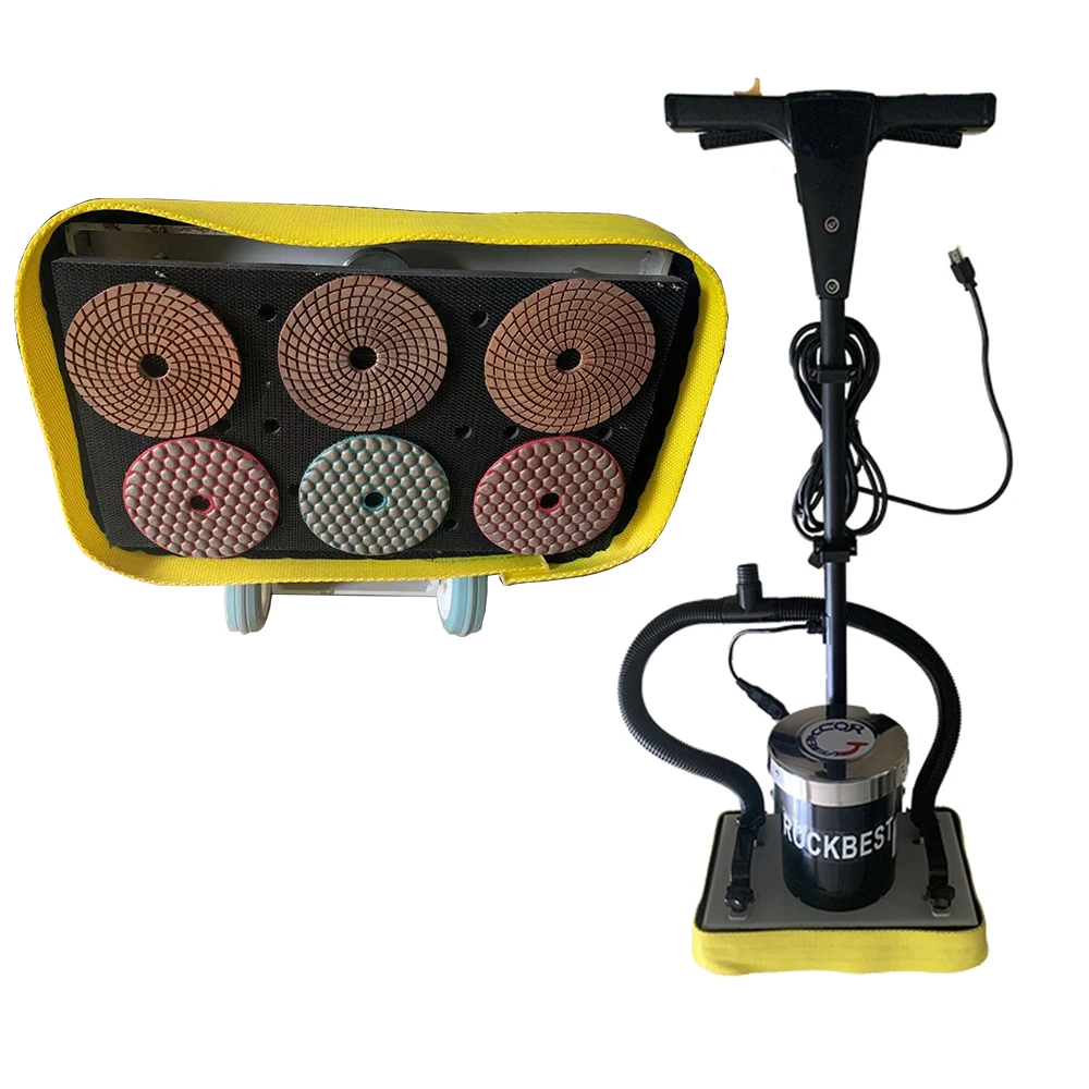 Купи Marble Granite Stone Wood Floor Polishing Machine за 89,910 рублей в магазине AliExpress