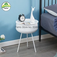 nordic iron bedside table ins small round table sofa coffee table simple side table for livingroom bedroom minimalist furniture