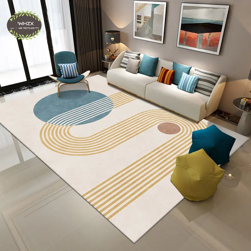 

Abstract Geometric Rugs Living Room Bedroom Decor Persian Flannel Home Sofa Coffee Table Mats Decoration Maison Teenager Carpet