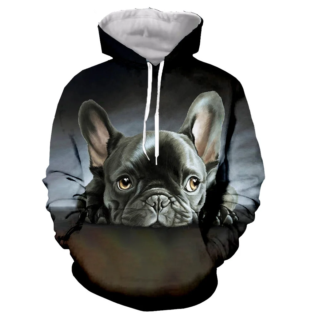 

French bulldog funny new fashion long sleeve 3D printed die/sweatshirt/male/female direct mail