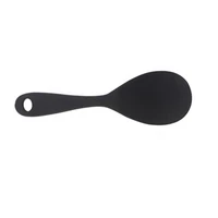 set 3 pieces of 225 cm black silicone serving spoon