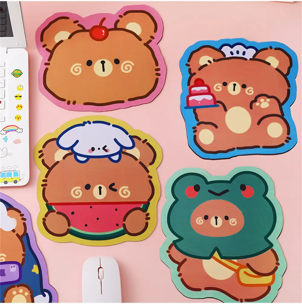 

Computer Accessories Cute Bear Cartoon Table Mat Mouse pad Anti-Slip Rubber Mat