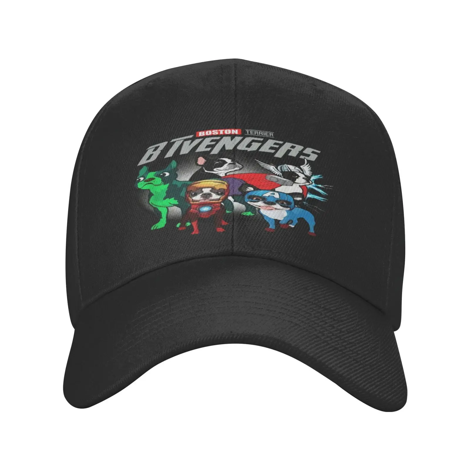 

Boston Terrier Dog Btvengers Boston 2709 Men's Cap Caps For Men Men's Panama Hat Winter Hat Brazil Beret Women Cowgirl Men Cap