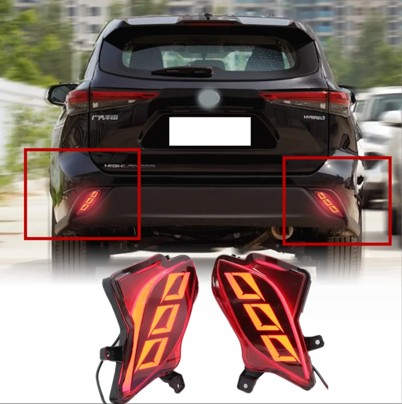 

Фонари заднего бампера для Toyota Highlander 2020 2021 23