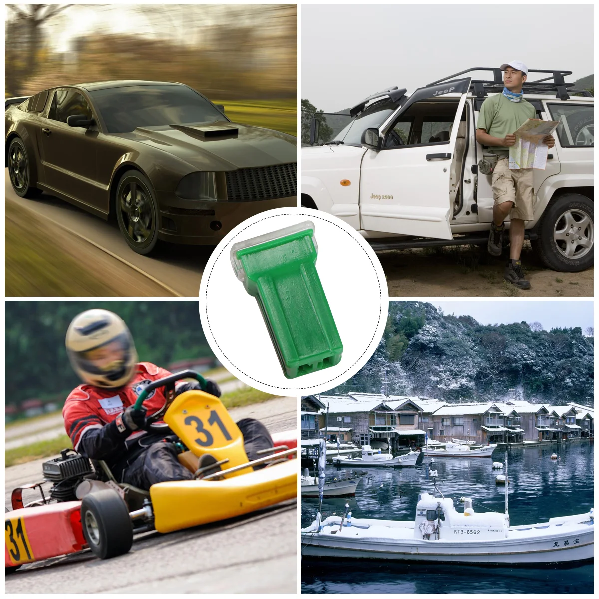 10 шт. автомобильный предохранитель низкопрофильный мини-автомобильный блок