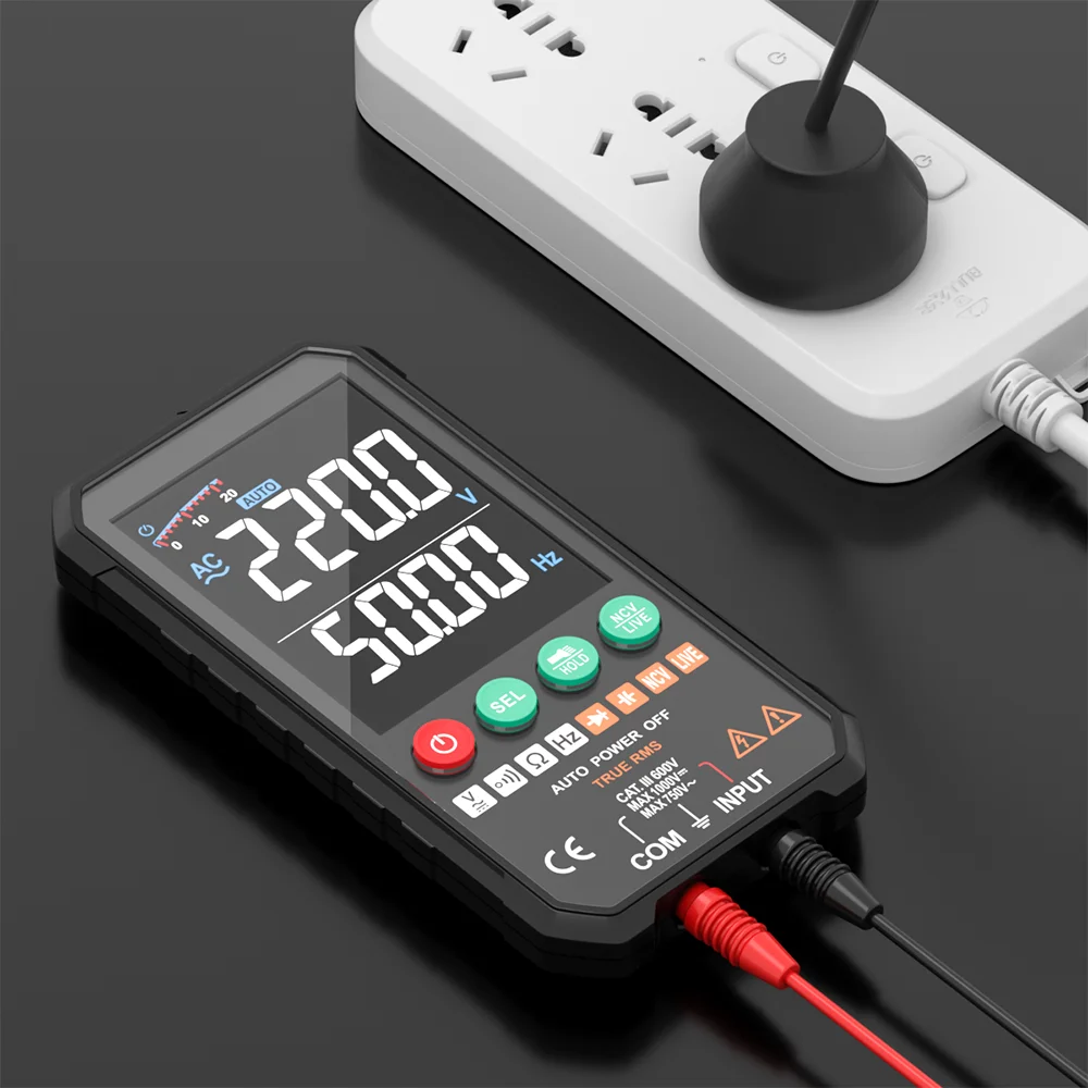fuyi new generation 600v smart intelligent phone digital multimeter ohm capacitance hz ac dc ncv advance multimetro tester free global shipping