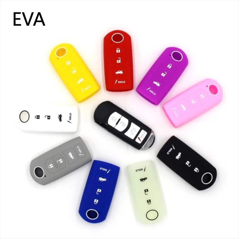 

4 Button Car Key Case Cover Protector Shell For Mazda 3 M3 6 M6 2 M2 5 M5 8 M8 MX-5 Miata 2009-2012 CX-7 CX7 CX-9 CX9 2010-2012