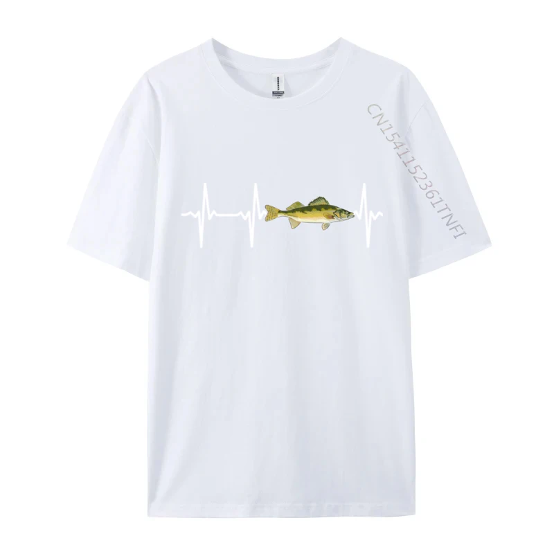 Walleye Heartbeat для любителей пресноводной рыбы обычные топы рубашка милая плотная