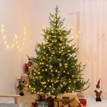 2022 new 2.4m PE+PVC Christmas Tree decoration home large lantern pendant encryption | Дом и сад