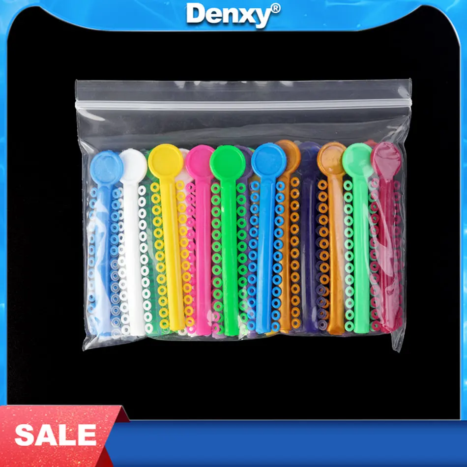 

20 Bag Dental Clinic Dentistry Ligature Tie Orthodontic High Quality Elastomeric Ligature Ties Brace Dentist Bracket